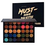 Beauty Glazed Make Up Eyeshadow Palette 35 Colors Blendable Chunky Pigmented Matte and Shimmer Pop...