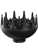 Xtava Black Orchid Hair Diffuser - for Blow Dryers with 1.8 inch Diameter Nozzle