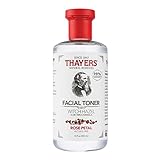 THAYERS Alcohol-Free Rose Petal Witch Hazel Facial Toner with Aloe Vera Formula, 12 Ounce