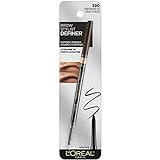 L'Oreal Paris Makeup Brow Stylist Definer Waterproof Eyebrow Pencil, Ultra-Fine Mechanical Pencil,...