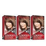 Permanent Hair Color by Revlon, Permanent Hair Dye, Colorsilk with 100% Gray Coverage, Ammonia-Free,...