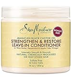 Shea Moisture Leave in Conditioner with Jamaican Black Castor Oil for Hair Growth, Strengthen &...