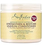 Shea Moisture Leave in Conditioner with Jamaican Black Castor Oil for Hair Growth, Strengthen &...