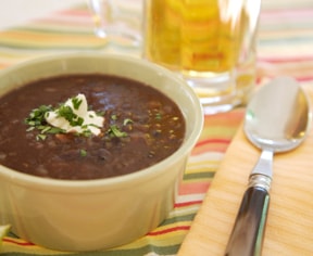 Black Bean Soup & Rice recipe
