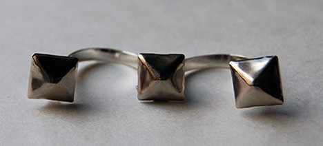 DIY: Triple Stud Ring – a little tough, a little sweet, a lot cool