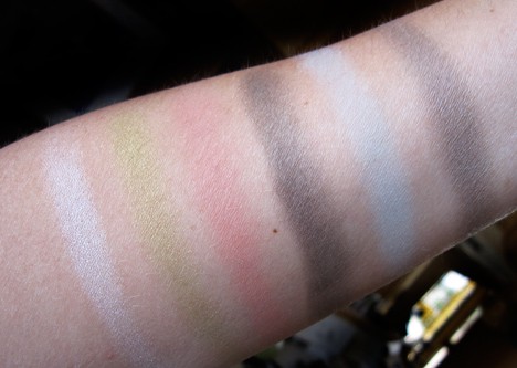 MAC eyeshadows collection swatches