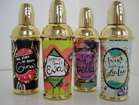 Crescent Row perfumes with different design packaging