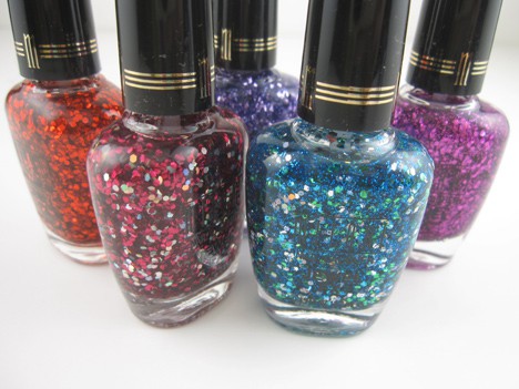 Jewel FX and One Coat Glitter Nail Lacquer