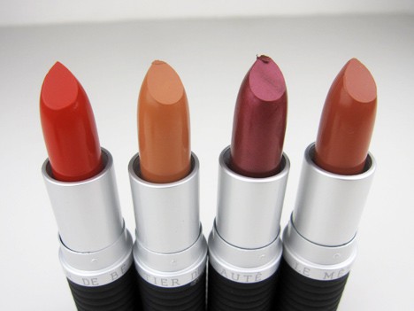 Le Métier de Beauté Colour Core Moisture Stain Lipsticks with four different shades