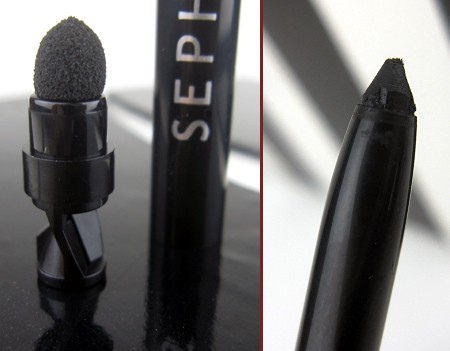 A collage of Sephora Collection's Retractable Waterproof Eyeliner