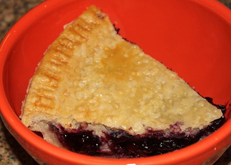 Homemade Amish Blueberry Pie Recipe