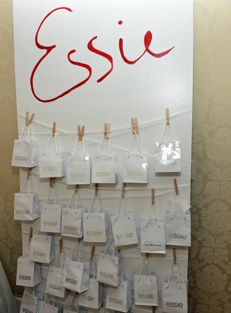 many little white essie bag stylenomics collection hang around the wall