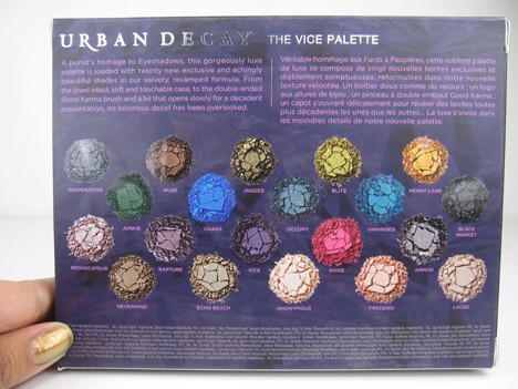 Urban Decay Vice Palette packaging