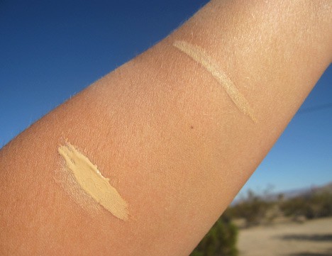 Stila Stay All Day Foundation and Concealer swatches
