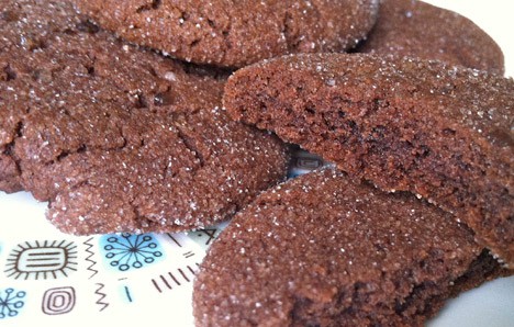 Gerookte chocolade Cookies 