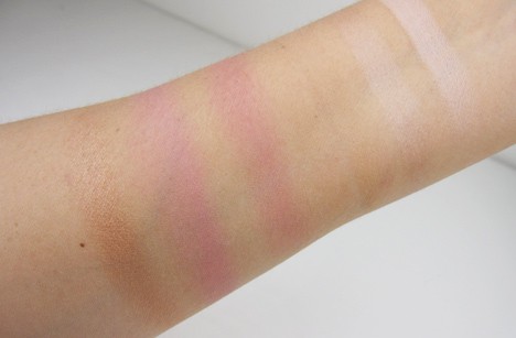 Too Faced No Makeup palette swatches