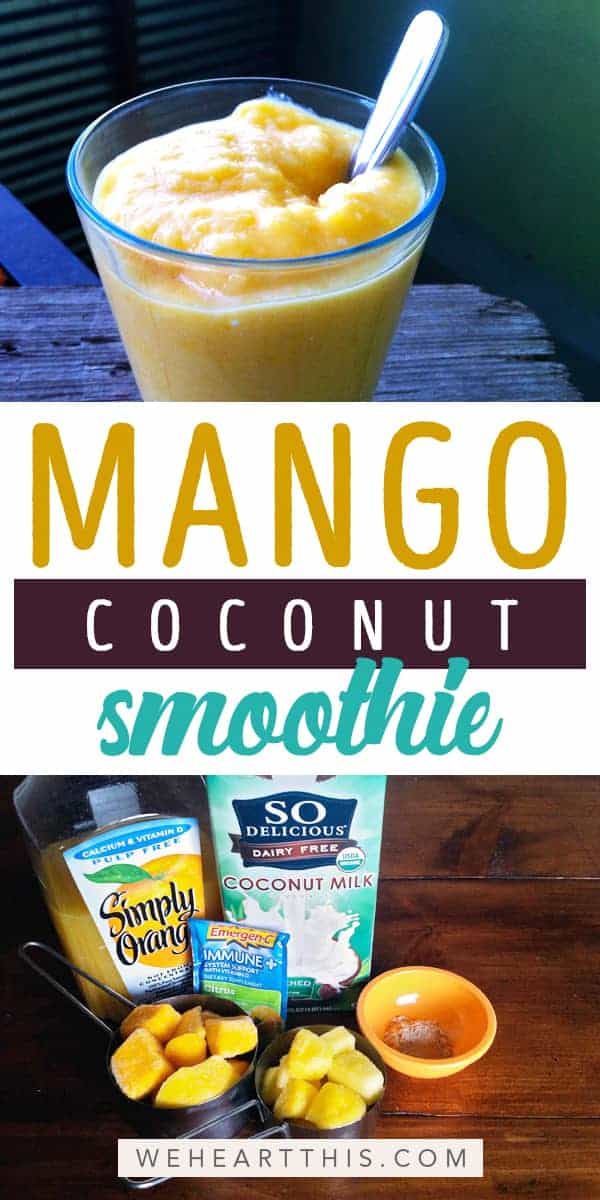 Mango Coconut Smoothie Recipe