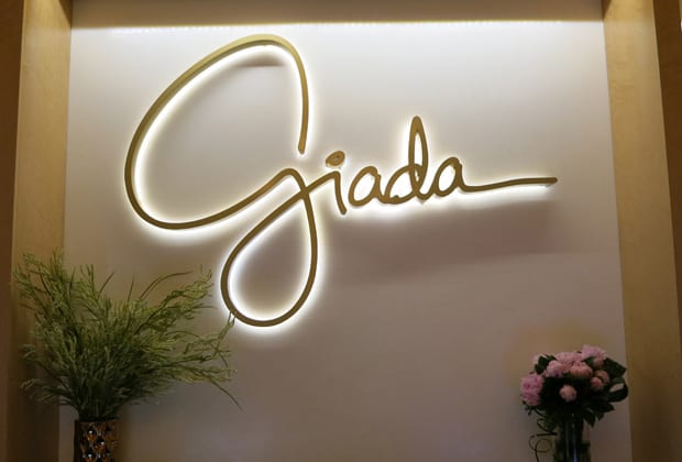 Giada restaurant sign