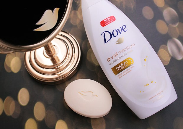 dove dry oil soap