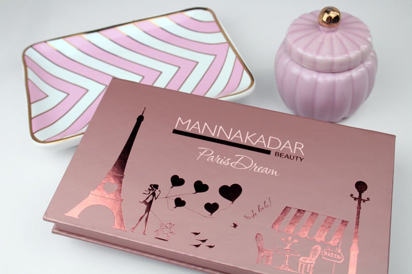 Manna Kadar Cosmetics Paris Dream Palette packaging