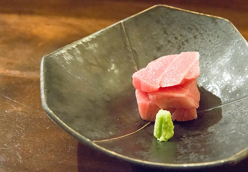 Q Sushi toro tuna sashimi