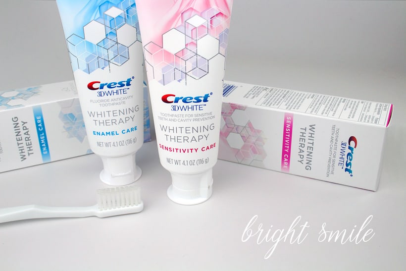 NEW crest 3D White whitening therapy sensitivity care toothpaste