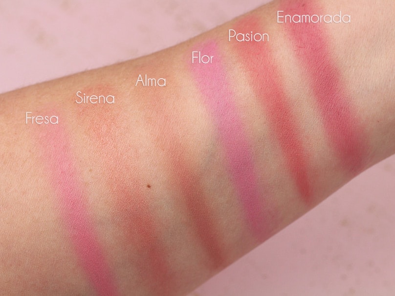 Dulce's Lip Candy palette in Sugar & Spice Swatches