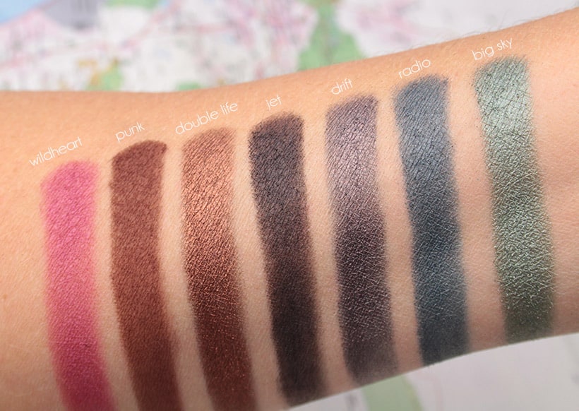 Urban Decay Born To Run Swatches