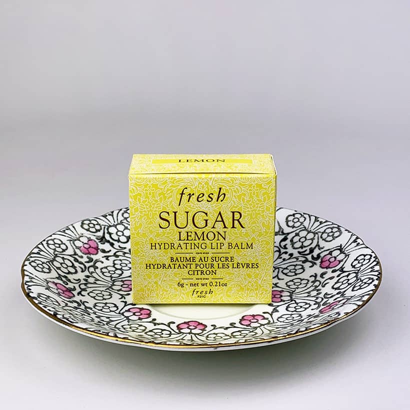 Fresh Sugar lemon Lip Balm packaging