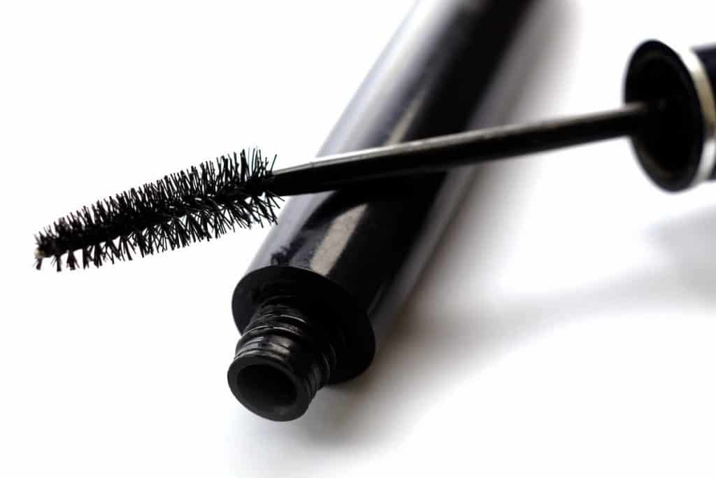 black mascara isolated in a white background
