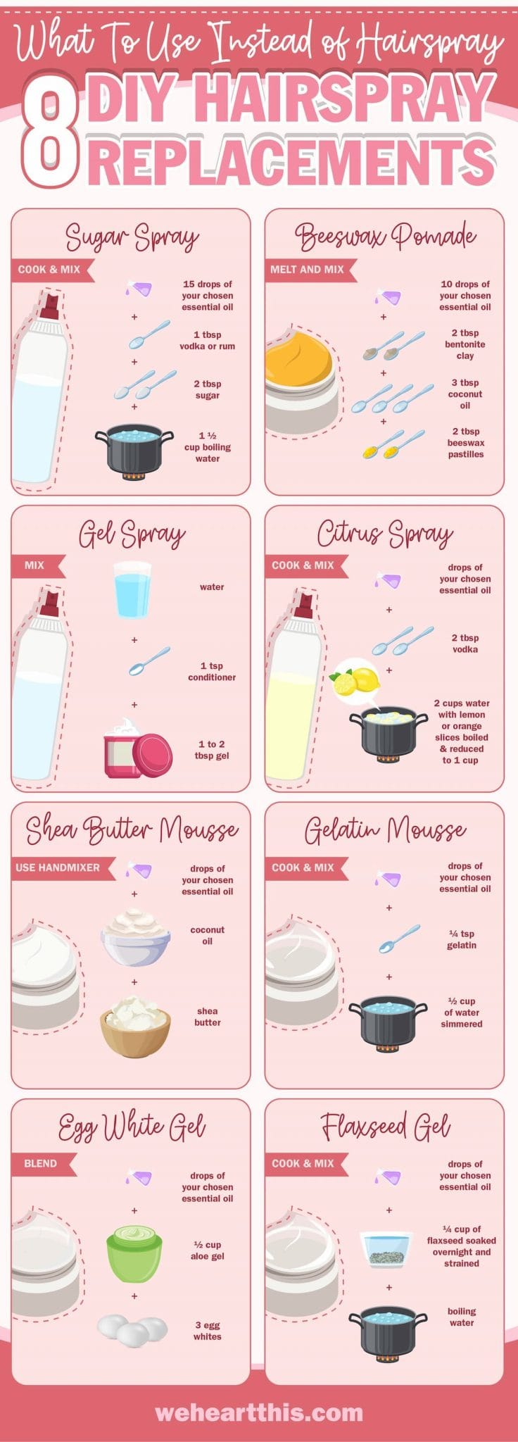 16 Hairspray Alternatives StoreBought And DIY