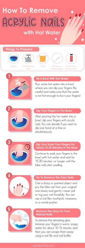 How to Remove Acrylic Nails with Hot Water: Step-by-Step Guide