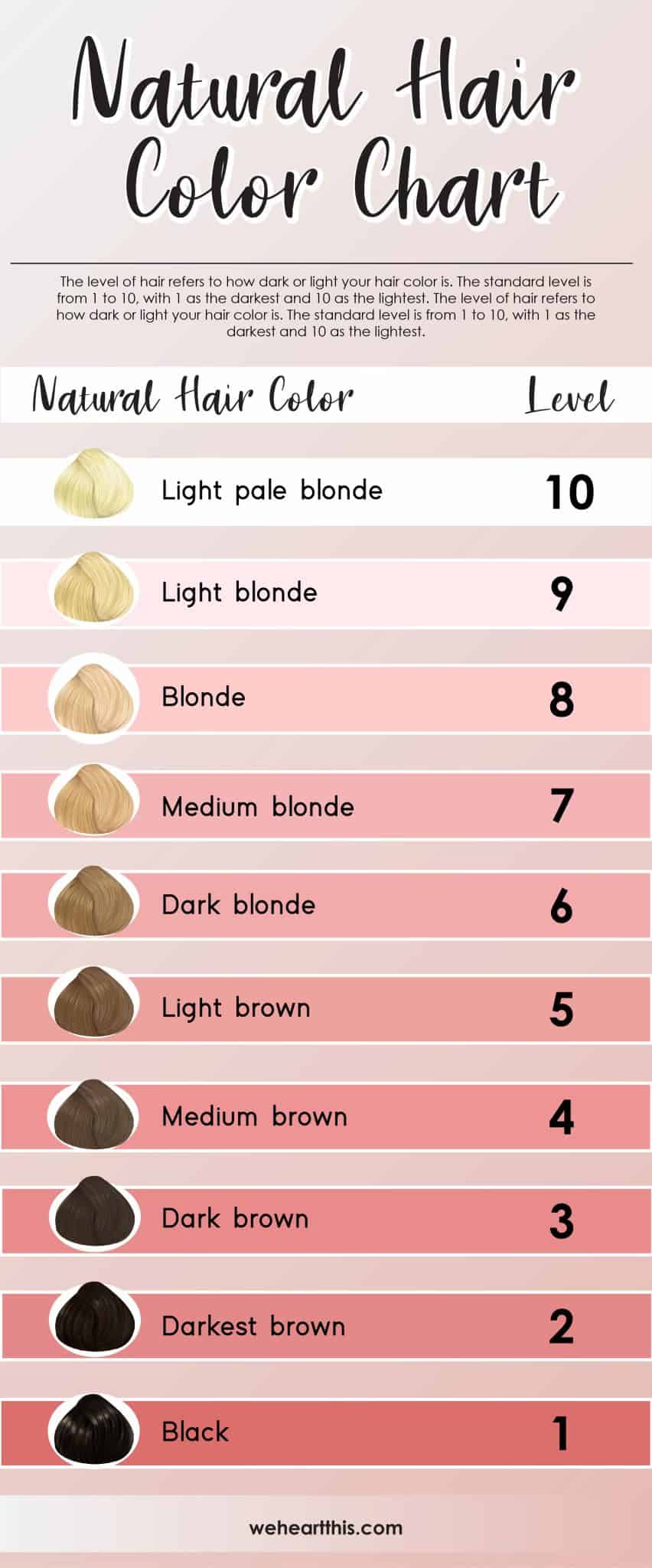 Hair Color Numbers Explained: How To Read a Hair Color Chart