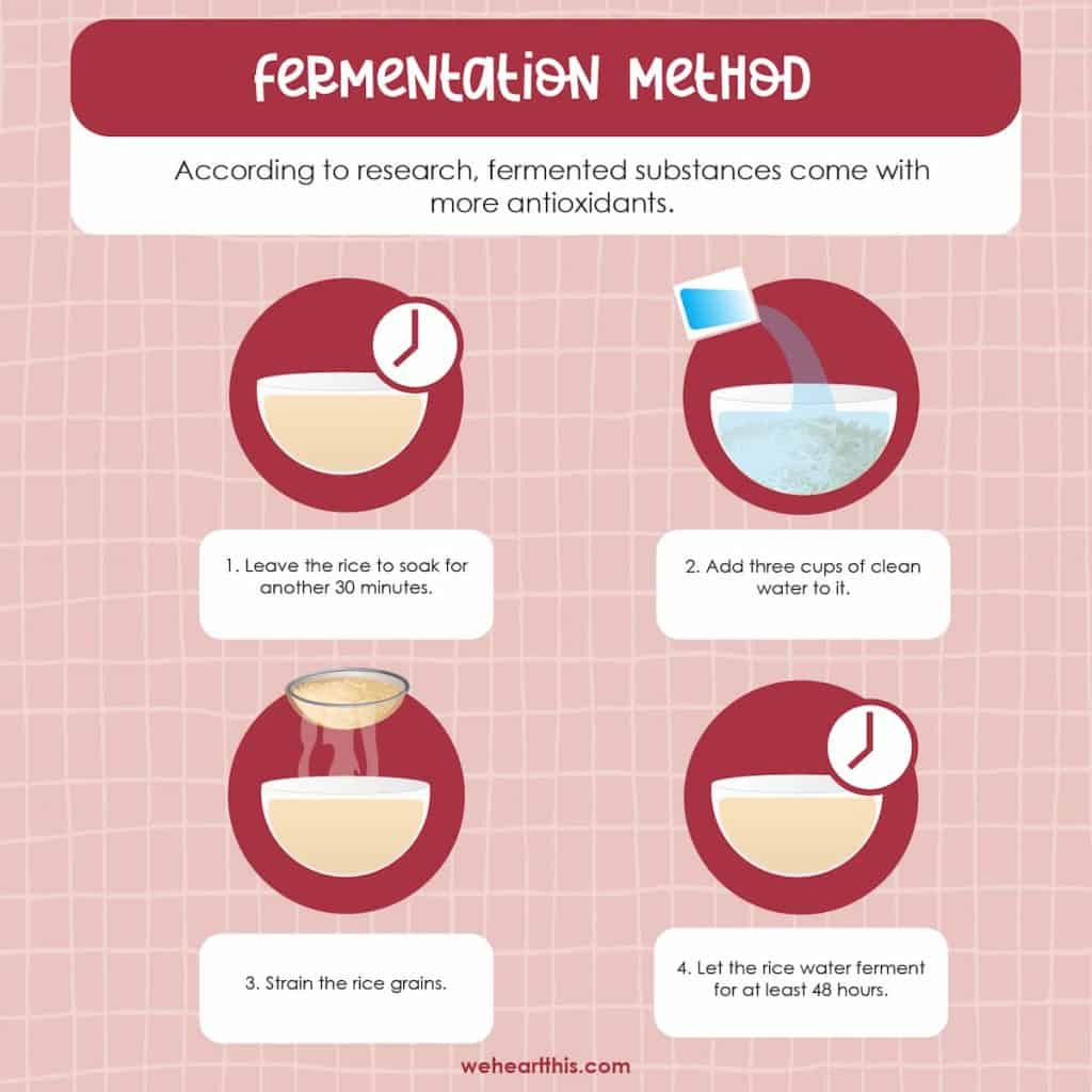Fermentation method infographic