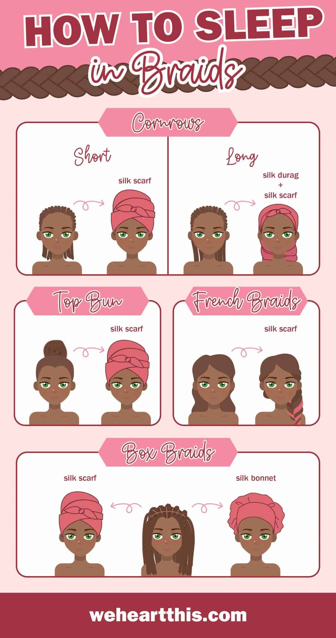 Sleeping in Braids A StepbyStep Guide To Protect Braided Hair