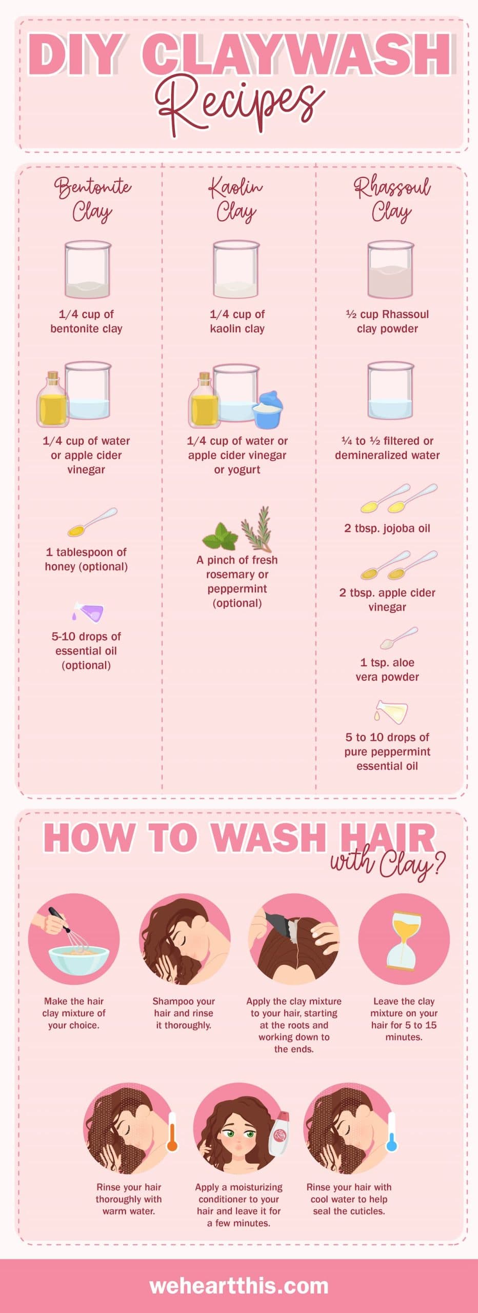 Should You Wash Your Hair With Clay? + 3 DIY Clay Wash Recipes