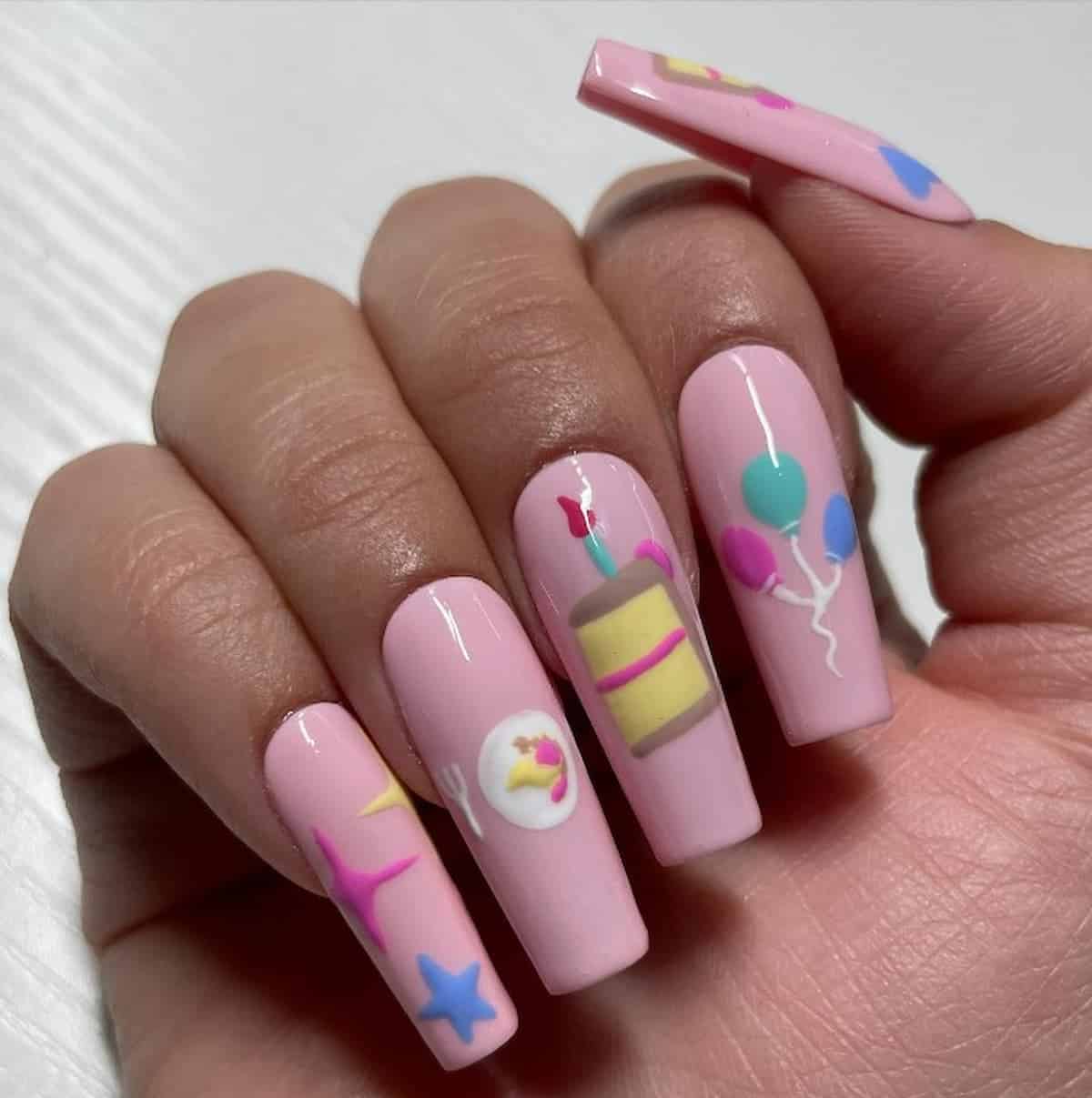47 Fabulous Birthday Nails to Celebrate Your Special Day in Style