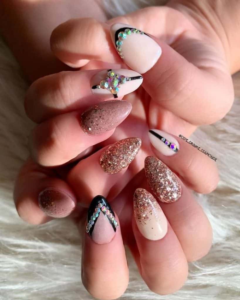 46 Glitter Ombré Nails To Glam Up Your Manicure
