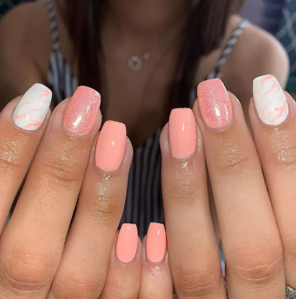 Buy Pink Gel Nail Polish - Gel Nail Varnish - Peach Pink Nail Polish - Long  Lasting Natural Color Soak Off U V Gel Nail Varnish Nail Art for French  Manicure &