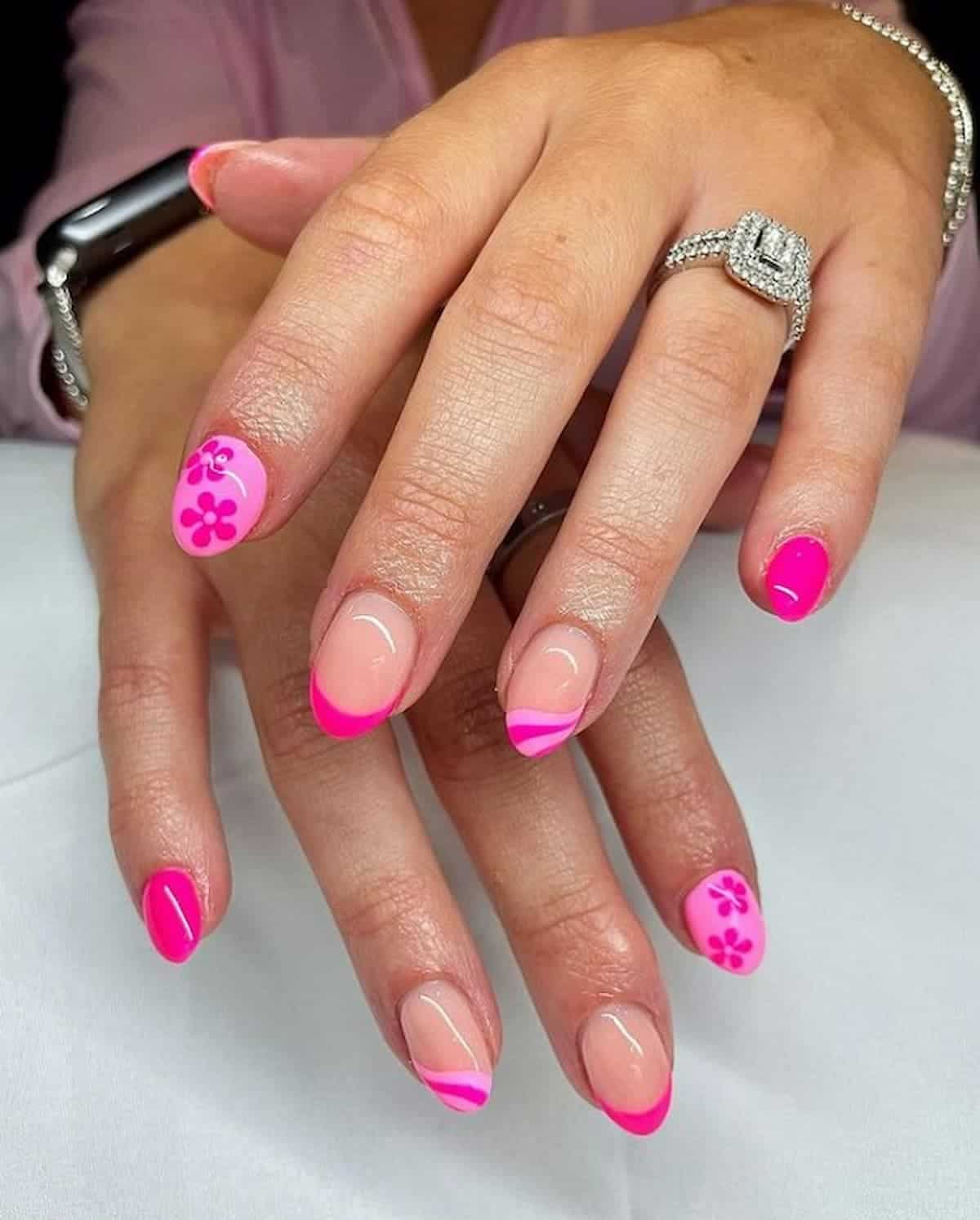 50+ Pink Spring Nails To Complete Your Springtime Look