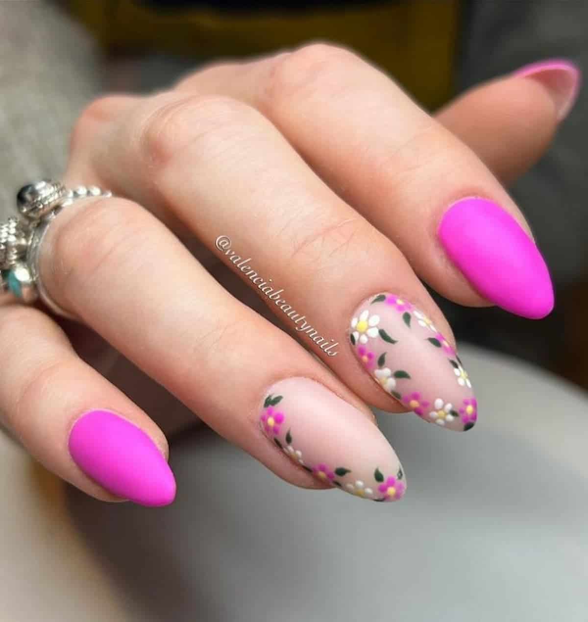 50+ Pink Spring Nails To Complete Your Springtime Look