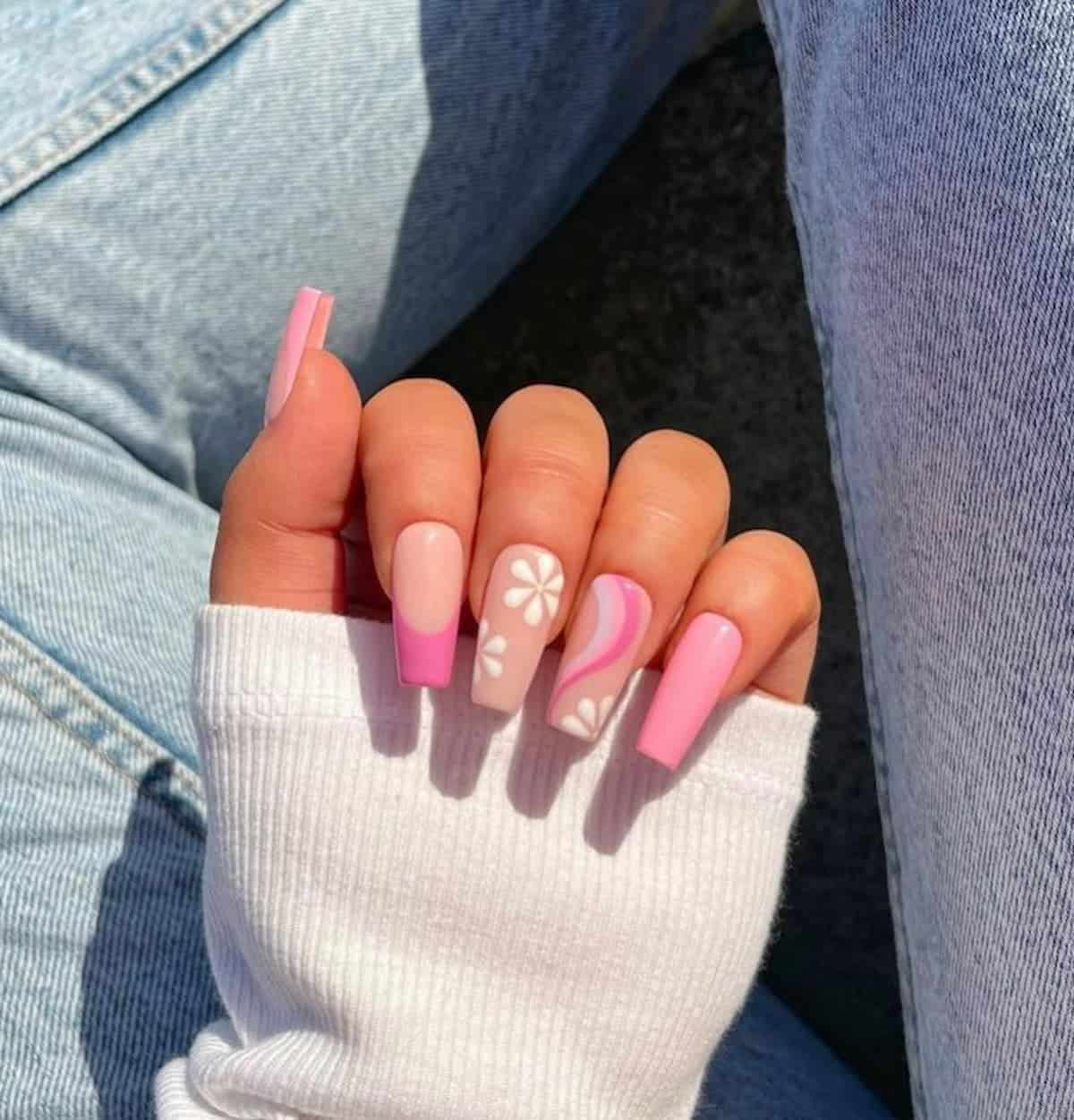 50+ Pink Spring Nails To Complete Your Springtime Look