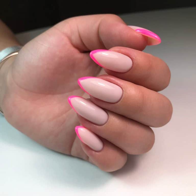 50+ Pink French Tip Nails To Elevate Your Nail Game