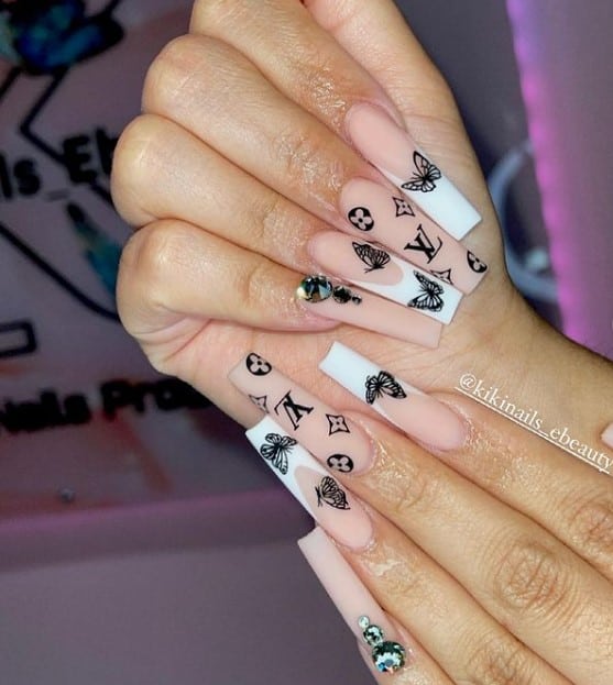 louis vuitton lv nails