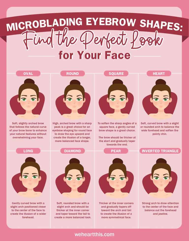 Microblading Eyebrow Shapes Find the Perfect Look for Your Face