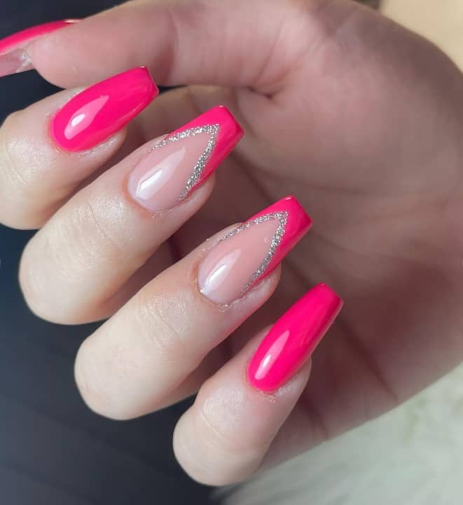 55 Neon Pink Nails: Stand Out with Electrifying Style
