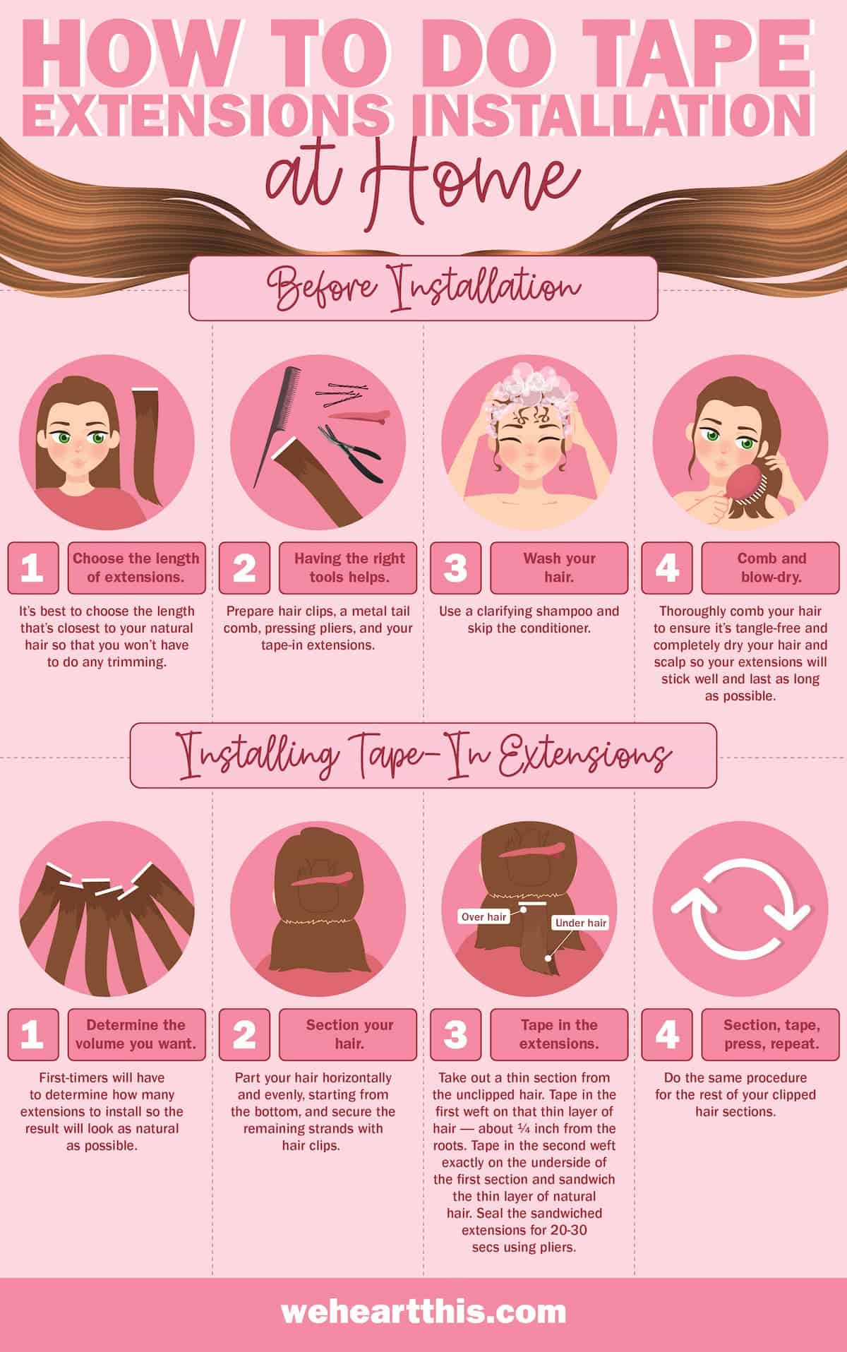 What Are TapeIn Hair Extensions? + How To Use Them