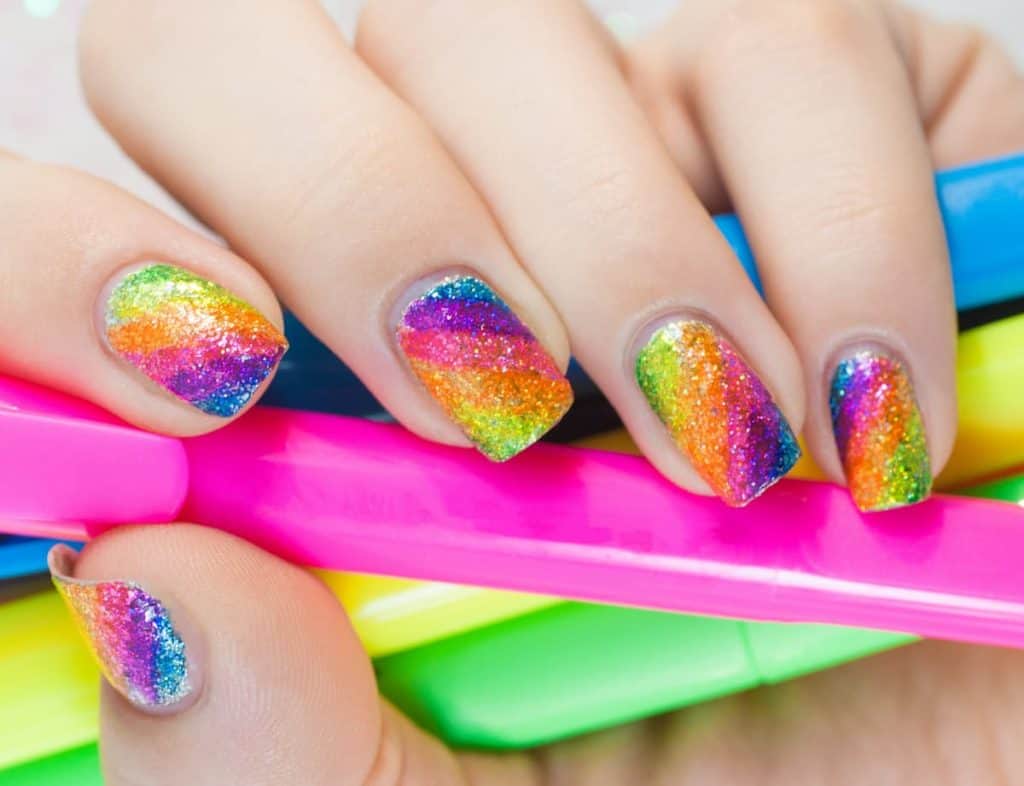 Sparkle Up Your Summer: Glitter Ombre Nail Designs for 2023