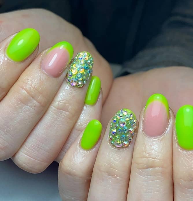 50 Best Neon Green Nails You Have To Try [2024]