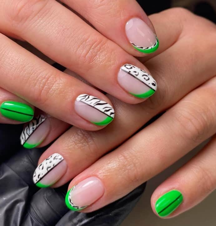 30+ Beautiful Green Nail Designs You Should Totally Try This Summer